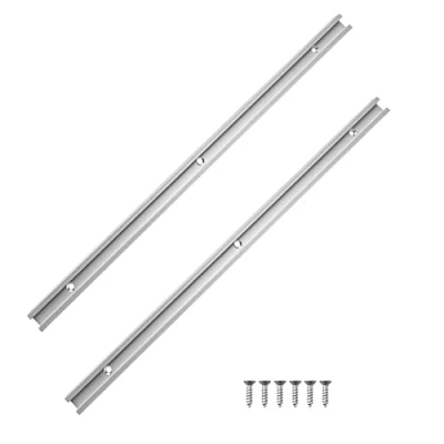 Afbeelding van T track Miter track, 2 stuks slot Mitre aluminium tracks, sleuf, Piste, rail verstekgroef