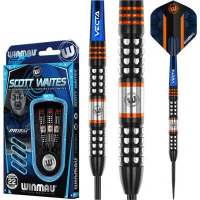 Afbeelding van WINMAU Scott Waites: Steeltip Tungsten Dartpijlen Professioneel 22g