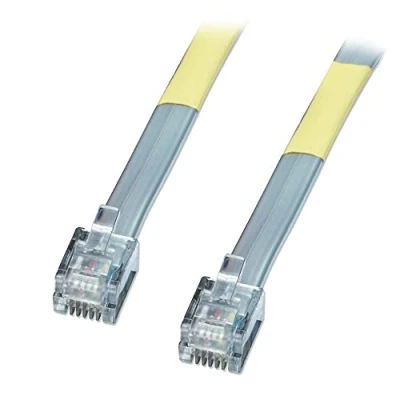 Afbeelding van LINDY ISDN Aansluitkabel [1x RJ12 stekker 6p6c 1x 6p6c] 2 m Grijs
