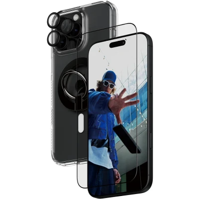 Afbeelding van PanzerGlass 4 in 1 Protection B1294+2864+1284+S Screenprotector (glas) Apple iPhone 16 Pro Max stuk(s) Anti vingerafdruk, Krasvast