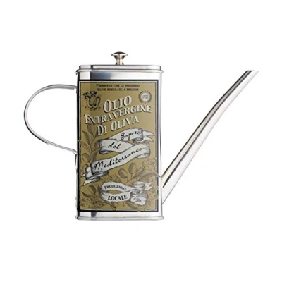 Afbeelding van Kitchencraft Oliekan World Of Flavours Italian 500 Ml Rvs Zilver