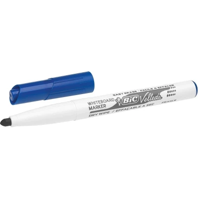 Afbeelding van Viltstift Bic Velleda 1741 whiteboard rond medium blauw
