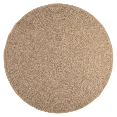 Afbeelding van Vloerkleed 160 cm voor binnen en buiten jute look