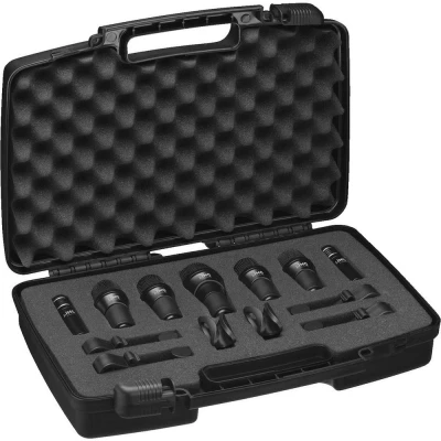 Afbeelding van IMG Stageline DRUMSET 1 Instrumentenmicrofoon Incl. koffer, klem XLR