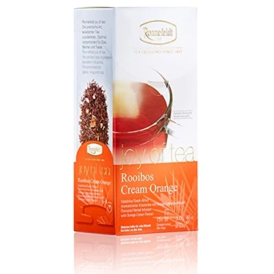 Afbeelding van Ronnefeldt Rooibos Cream Orange &quot;Joy of Tea&quot; kruidenthee met sinaasappelcrèmesmaak, 15 theezakjes, 45 g