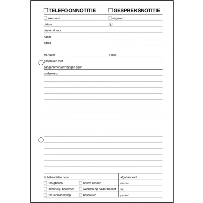 Afbeelding van Sigel Expres telefoonregister, ft A5, Nederlandstalig, 100 vel telefoonregister