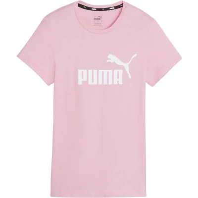 Afbeelding van Puma LOGO TEE Tshirt print, Dames, Maat: Small, Pink lilac