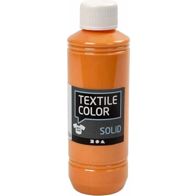 Afbeelding van Textil Solid, oranje, dekkend, 250 ml