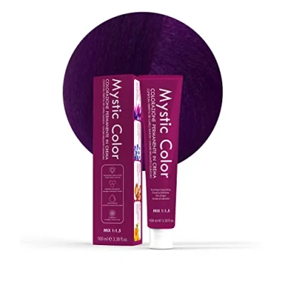 Afbeelding van Capello point Mystic Color Haarverf, permanente kleurcrème met arganolie en calendula, langdurige kleur, correctiepaars, 100 ml