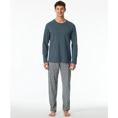 Afbeelding van Schiesser Heren pyjama Casual Essentials