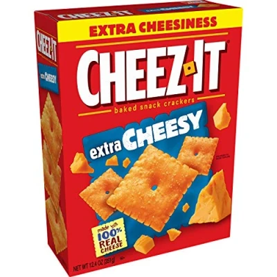 Afbeelding van Cheez It Extra Cheesy Snack Crackers in de oven 351 g