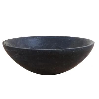 Afbeelding van Wiesbaden Raw waskom 32x12 cm hardsteen gezoet