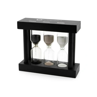 Afbeelding van Bredemeijer Tea timer bamboo zwart