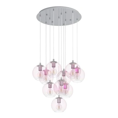 Afbeelding van EGLO Ariscani 2 Hanglamp E27 Ø 65,5 cm gekleurd glas Chroom