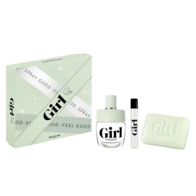 Afbeelding van Rochas Fragrances GIRL GIFT SET (EDT 60ML + 7.5ML SOAP) Geurset, Dames, Maat: One Size,