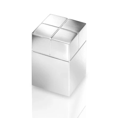 Afbeelding van Sigel magneet voor glasbord 20x20x30mm zilver extra sterk C30 SI GL197