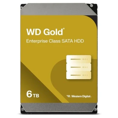 Afbeelding van Western Digital Gold WD6004FRYZ interne harde schijf 3.5&#039; 6 TB SATA III
