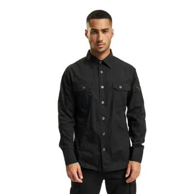 Afbeelding van Brandit SLIM FIT Overhemd, Heren, Maat: Medium, Black