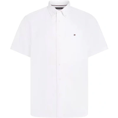 Afbeelding van Tommy Hilfiger FLEX Solid Overhemd, Heren, Maat: 3XL, Optic white