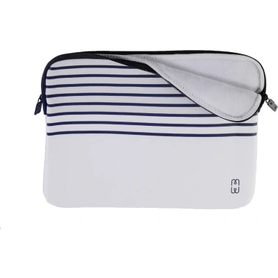 Afbeelding van MW Beschermhoes notebook 13 marine wit voor Apple MacBook Air (13.3 inch)