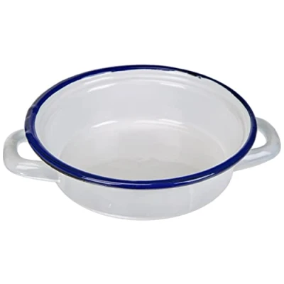Afbeelding van Ibili 904114 eierschaal, 14 cm, wit/blauw, x 5 cm