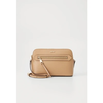 Afbeelding van DKNY Leren Schoudertas Bryant Crossbody Bag Cap Beige