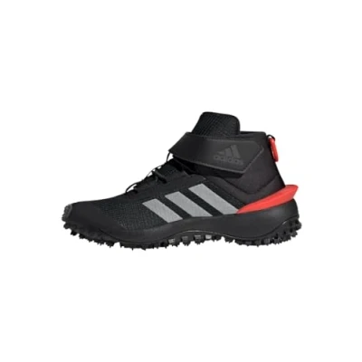 Afbeelding van adidas Performance Fortatrail Outdoorschoenen voor kinderen, Maat: 38 2/3, Core black/silver metallic/bright red Textiel/ synthetisch