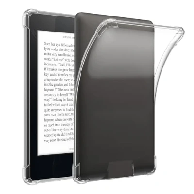 Afbeelding van kwmobile ereader case geschikt voor Amazon Kindle Paperwhite hoesje e reader cover TPU beschermhoes In transparant