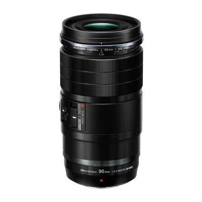 Image de Objectif hybride OM System M.Zuiko Digital ED 90mm f/3,5 Macro x2 IS PRO noir