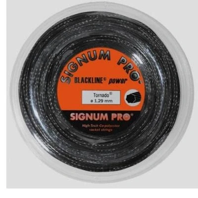 Image de Signum pro tornado bobine cordage de tennis noir 1,29 mm x 200 m