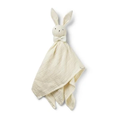 Image de Elodie Details Doudou Lapin Mouchoir, Blinkie pour Bébé et Tout Petit, en 100% Coton Bio Doux Oeko Tex, Idée Cadeau de Naissance Fille Garçon, 51 x cm, aider à S’endormir Vanilla White