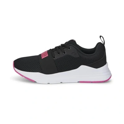 Afbeelding van Puma Wired Run Jr Sneakers, uniseks, Black Sunset Pink