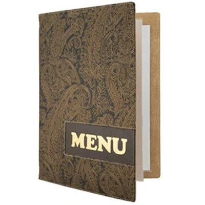 Afbeelding van Securit Menukaart Design A4 Paisley