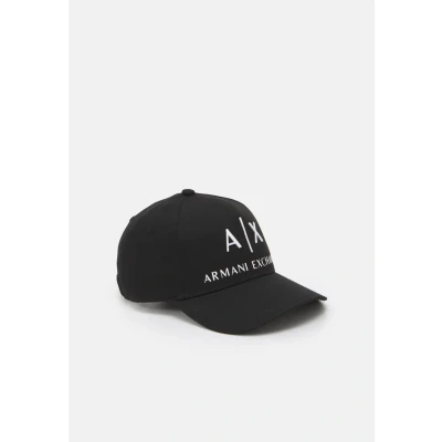 Afbeelding van Armani Exchange Baseball HAT Unisex Pet, Maat: One Size, Nero/bianco