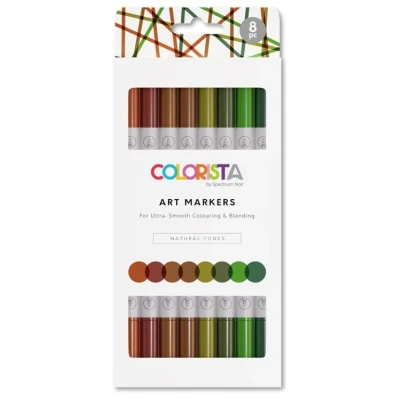 Afbeelding van Colorista Alcohol Art Markers Natural Tones 8 st