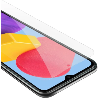 Afbeelding van Cadorabo Screenprotector geschikt voor Samsung Galaxy M13 4G Pantser film Beschermende in KRISTALHELDER Geharde (Tempered) display beschermglas 9H hardheid met 3D Touch