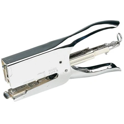 Afbeelding van Rapid Nietjes, K1, textiel, voor nietjes 43/6 of 43/8 mm, capaciteit 14 vellen, metaal, chroom, 10520501