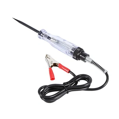 Afbeelding van Ejoyous Tester voor autospanning, 6 24 V DC pen vrachtwagencircuit, met indicatorlamp en 96 cm draad, individueel of commercieel gebruik