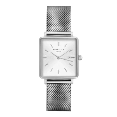 Image de Montre ROSEFIELD en Maille milanaise Grise QWSS Q02