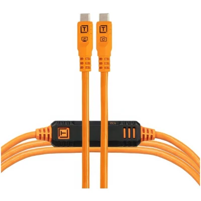 Afbeelding van Tether Tools TetherPro USB C Optima 10G gerade orange 4,6m (4.60 m, 3.2 Gen 2), kabel