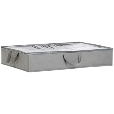 Afbeelding van Amazon Basics Onderbed opbergtas van stof, 2 stuks