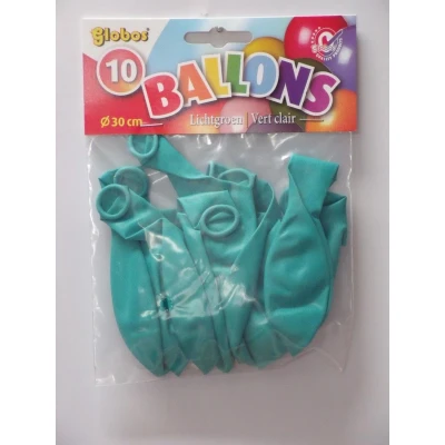 Afbeelding van 10 Groene ballonnen in zak