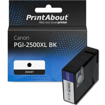 Afbeelding van Huismerk Canon PGI 2500XL BK Inktcartridge Zwart Hoge capaciteit