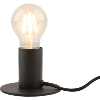 Afbeelding van QAZQA facil Design Tafellamp 1 lichts H 70 mm Zwart Woonkamer Slaapkamer Keuken