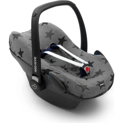 Afbeelding van Dooky Seat Cover 0+ Autostoel hoes Grey Star