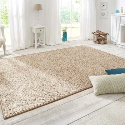 Afbeelding van Vloerkleed Wool 60x90cm Beige 123vloerkleed.nl is de online webshop voor vloerkleden en woonaccessoires.