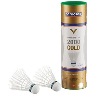 Afbeelding van VICTOR Nylon shuttle 2000 goud wit groen