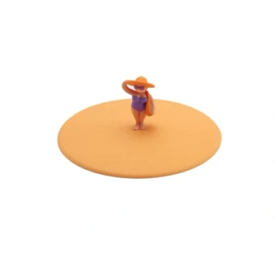Afbeelding van Lurch My Lid Zomerdeksels Beach Girls Oranje