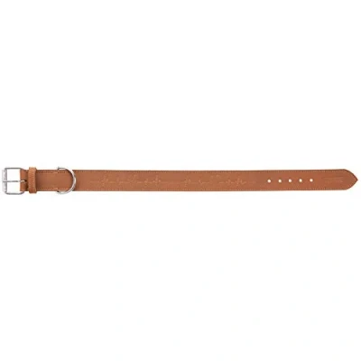 Afbeelding van Trixie Halsband Hond Rustic Vetleer Heartbeat Bruin 47 55X4 CM (402868)