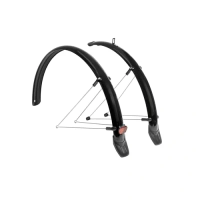 Afbeelding van XLC MG F03 Spatbord Stadfiets Set 26 inch / 58 mm PVC Geschikt voor Stad/Tour Fiets